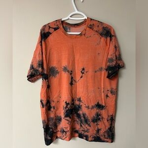 Lululemon Metal Vent Tech Short Sleeve 2.0 Marble Dye Autumn Red